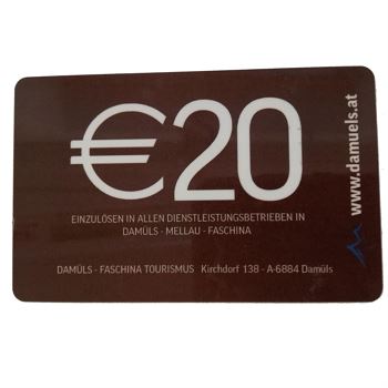 Gutscheine Damüls 20,00 €
